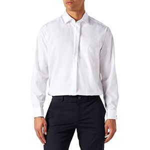 Seidensticker Men's Classic Long regular Dress Shirt White White (01 White) 18.5 UK (Brand size: 47 EU)
