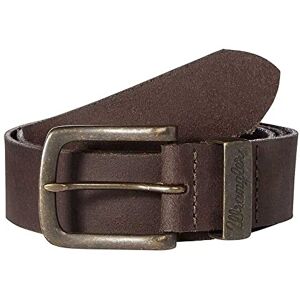 Wrangler Men's Basic Metal Loop Belt, Brown, 36cm (Manufacturer Size:95)