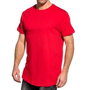 Urban Classics Shaped Long Tee Men’s T-Shirt, Fire Red