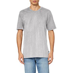 Trigema 637202 Men's Cotton T-Shirt ( Herren T-shirt Deluxe 637202) Light grey melange ( plain, size: 3xl