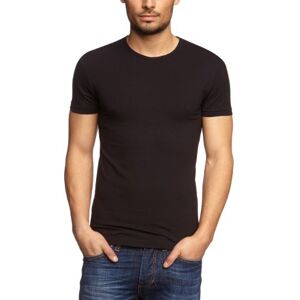 Garage Men's Crew Neck 1/2 Sleeve T-Shirt Black Schwarz (black) Small (Brand size: 48)