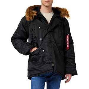 ALPHA INDUSTRIES Herren N3B Winterjacke Parkas, Schwarz (Black 03), Medium