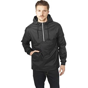 Urban Classics TB1019 Herren Jacke Pull Over Windbreaker, Gr. Large, Schwarz (black 7)