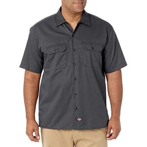 Dickies Men's Work Shirt Casual Shirt Short Sleeves (Work Shirt Short Sleeved) Grey (charcoal grey Ch), size: 4xl