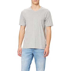 Trigema Men's T-Shirt (637203) Grey (light grey melange 110) plain, size: xl