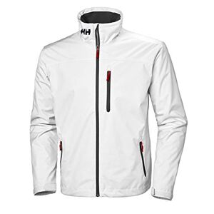 Helly Hansen Men’s Crew Midlayer Jacket, Waterproof, white, xl