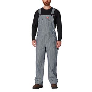 Dickies Men's Bib Overall Dungarees, Hickory Stripe, 38W x 34L