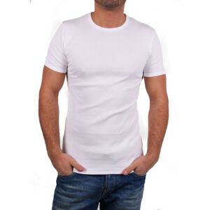 Garage Men's Crew Neck 1/2 Sleeve T-Shirt White Weiß (white) X-Large