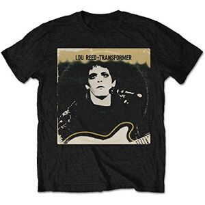 Lou Reed Herren T-Shirt Transformer Vintage Cover, Schwarz (Black), XXL