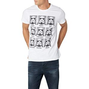 cotton division Star Wars Men's Trooper Emotions T-Shirt -