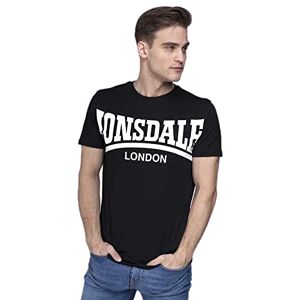 Lonsdale Herren Langarmshirt T-Shirt York schwarz (schwarz) Medium