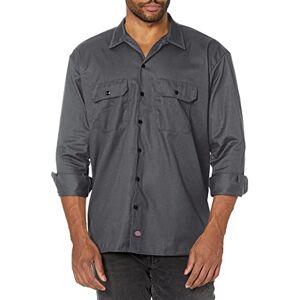 Dickies Herren Freizeithemd Streetwear Male Shirt Long Sleeve Work, Grau (Charcoal Grey Ch), XXL