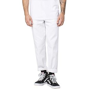 Dickies Original Work Trousers, Men's Streetwear Sports Trousers, White (White Wh), W36/L34