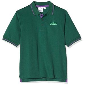 Cub Jungen Poloshirt  Tipped Polo, Grün (Flaschengrün), Gr. 85 CM (UK:34IN)