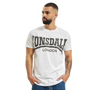 Lonsdale Herren Langarmshirt T-Shirt York weiß (weiß) Medium