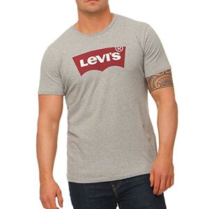 Levi's Men's Graphic, Set-in Neck T-shirt (Graphic Set-in Neck) Grey (Midtone Htr Grey 138), size: xxl