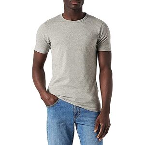 JACK & JONES Men’s Basic O-Neck Tee S/S Noos T-Shirt (Basic O-neck Tee S/S Noos) Grey (LIGHT GREY MELANGE JJ LIGHT GREY MELANGE) plain, size: 50