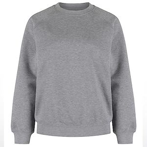 Trutex Limited Unisex Crew Neck Plain Sweatshirt, Marl Grey, 11 Years (Manufacturer Size: XX-Small)