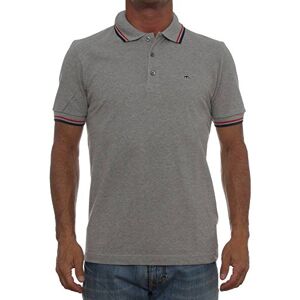 merc of London Men's CARD, Polo Shirt Plain Polo Short Sleeve Polo Shirt, Grey (mineral Marl), X-Small