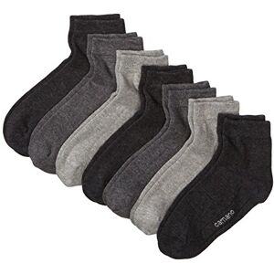 Camano Men's 3023 Ca-Soft Quarter 7 Paar Calf Socks, Grey (Grey Combi 49), 9/11 (Manufacturer size: 43/46)