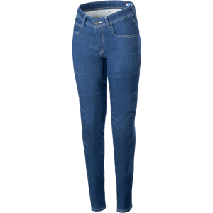 Alpinestars MC-Jeans  Daisy V3 Riding Denim Dame, Rinse Blå