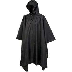 Brandit Regnjakke  Ripstop Poncho, Sort