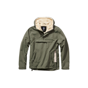 Brandit Jakke  Windbreaker Sherpa, Oliven