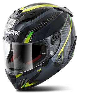 Shark Integralhjelm  Race-R Pro Carbon Aspy, Carbon/Antracit/Gul