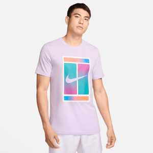 NikeCourt Dri-FIT-tennis-T-shirt til mænd - lilla lilla XL