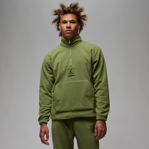 Jordan Essentials Winterized-fleece med 1/2 lynlås til mænd - grøn grøn M