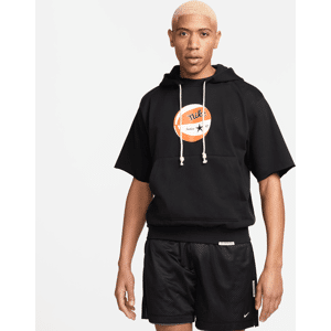 Kortærmet Nike Standard Issue Dri-FIT-hættetrøje til mænd - sort sort XXL