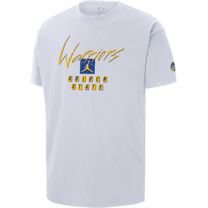 Golden State Warriors Courtside Statement Edition Jordan NBA Max90-T-shirt til mænd - hvid hvid XXL