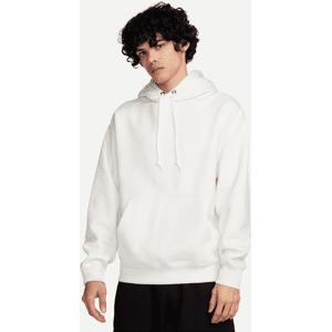 Nike Solo Swoosh-pullover-hættetrøje i fleece til mænd - hvid hvid M