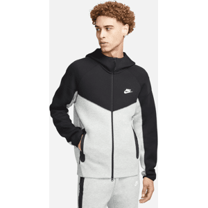 Nike Sportswear Tech Fleece Windrunner-hættetrøje med lynlås til mænd - grå grå XS