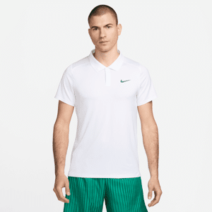 NikeCourt Advantage Dri-FIT-tennispolo til mænd - hvid hvid S
