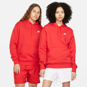 Nike Sportswear Club Fleece-pulloverhættetrøje - rød rød L