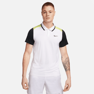 NikeCourt Advantage Dri-FIT-tennispolo til mænd - hvid hvid L
