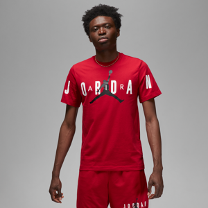 Strækbar Jordan Air-T-shirt til mænd - rød rød XL