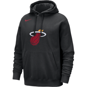 Miami Heat Club Nike NBA-pullover-hættetrøje til mænd - sort sort 3XL