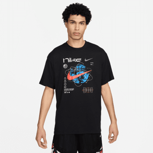 Nike Max90-basketball-T-shirt til mænd - sort sort M