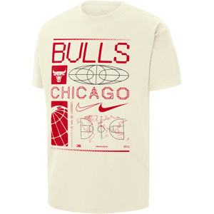 Chicago Bulls Nike NBA Max90-T-shirt til mænd - hvid hvid XL