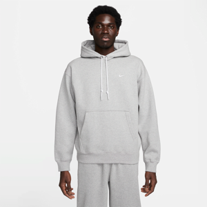Nike Solo Swoosh-pullover-hættetrøje i fleece til mænd - grå grå XXL