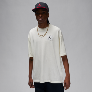 Overdimensioneret Jordan Flight Essentials-T-shirt til mænd - hvid hvid XS