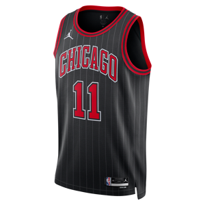 Chicago Bulls Statement Edition Jordan Dri-FIT NBA Swingman-trøje til mænd - sort sort M