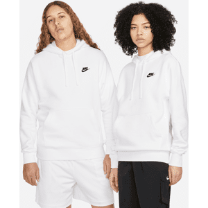 Nike Sportswear Club Fleece-pulloverhættetrøje - hvid hvid M