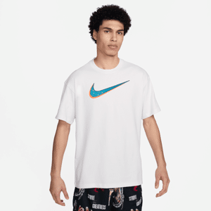 Nike LeBron M90-basketball-T-shirt til mænd - hvid hvid M