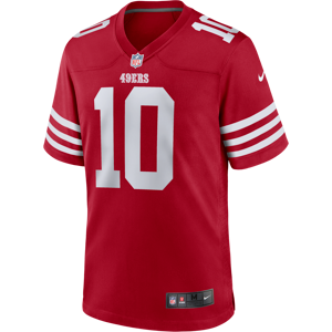 Nike NFL San Francisco 49ers (Jimmy Garoppolo)-fodboldtrøje til mænd - rød rød XL