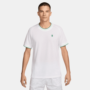 NikeCourt Heritage tennistrøje med korte ærmer til mænd - hvid hvid L