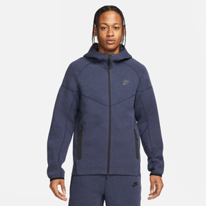 Nike Sportswear Tech Fleece Windrunner-hættetrøje med lynlås til mænd - blå blå M