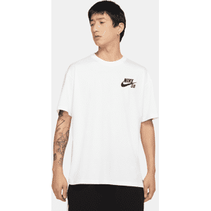 Nike SB-skater-T-shirt med logo - hvid hvid L